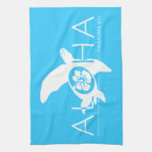 Hawaii - Aloha Turtle Geschirrtuch (Vertikal)