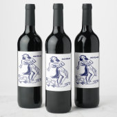 Hawaii Aloha Weinetikett (Flaschen)