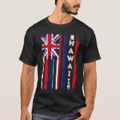Hawaii American Flag Zuhause Staat der Hawaii Flag T-Shirt (Vorderseite)