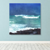 Hawaii Aqua Blue Ocean Waves Surf Sea Water Storm Leinwanddruck (Insitu (Holzboden))