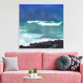 Hawaii Aqua Blue Ocean Waves Surf Sea Water Storm Leinwanddruck (Insitu (Wohnzimmer))