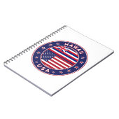 Hawaii Aufkleber, Hawaii, USA Notizblock (Linke Seite)