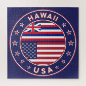 Hawaii Aufkleber, Hawaii, USA Puzzle (Vertikal)