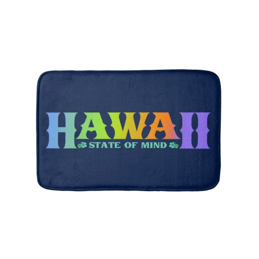 Hawaii Bathroom Mat Badematte (Vorderseite)