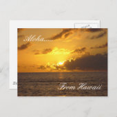 Hawaii Beach 2, Aloha...... aus Hawaii Postkarte (Vorne/Hinten)
