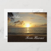Hawaii Beach 3, Aloha...., aus Hawaii Postkarte (Vorne/Hinten)