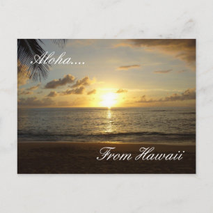 Hawaii Beach 3, Aloha...., aus Hawaii Postkarte