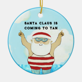 Hawaii Beach Collectible Keramik Ornament