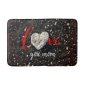 Hawaii Beach Coral Herzliche Liebe Mehr Script Badematte (Vorderseite)