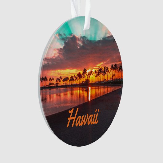 Hawaii Beach Hawaii Ornament (Vorderseite)