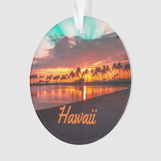 Hawaii Beach Hawaii Ornament (Vorderseite)