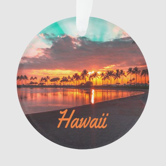 Hawaii Beach Hawaii Ornament (Vorderseite)