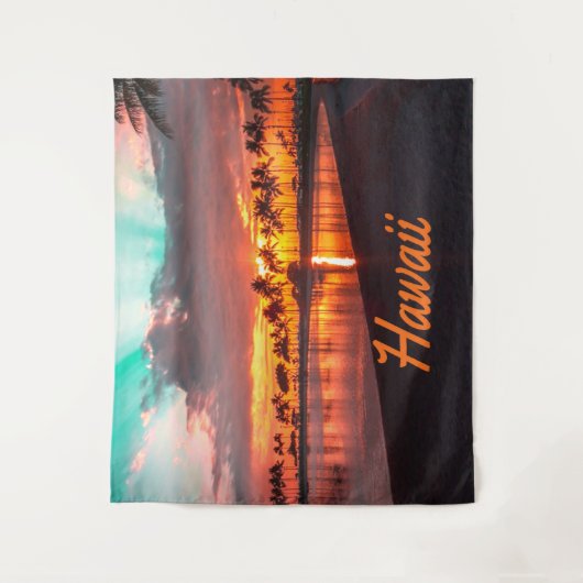 Hawaii Beach Hawaii Wandteppich (Vorderseite)