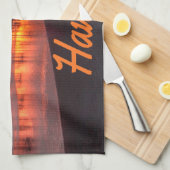 Hawaii Beach Hawaiianische Inseln Geschirrtuch (Viertel Falte)