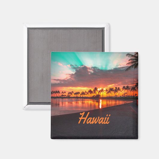 Hawaii Beach Hawaiianische Inseln Magnet (Vorderseite/Rückseite)