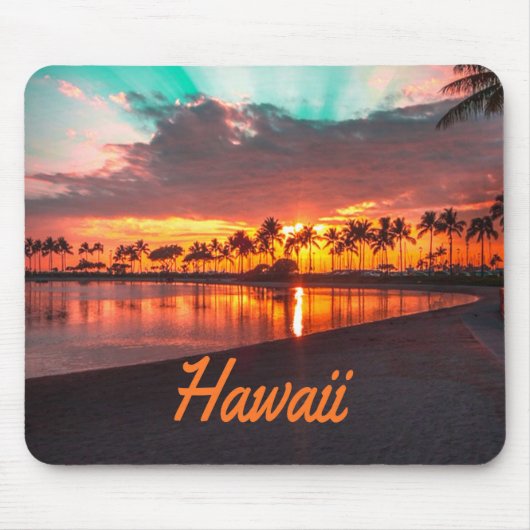 Hawaii Beach Hawaiianische Inseln Mousepad (Vorne)