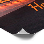 Hawaii Beach Hawaiianische Inseln Poster (Ecke)