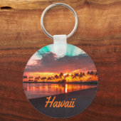 Hawaii Beach Hawaiianische Inseln Schlüsselanhänger (Vorderseite)
