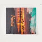 Hawaii Beach Hawaiianische Inseln Wandteppich (Vorderseite (Horizontal))