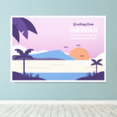 Hawaii Beach Leinwanddruck (Insitu (Holzboden))