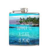 Hawaii Beach Palm Trees Summer ist ein Staat des G Flachmann (Vorderseite)