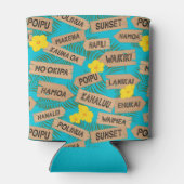 Hawaii Beach Party Dosenkühler (Rückseite)