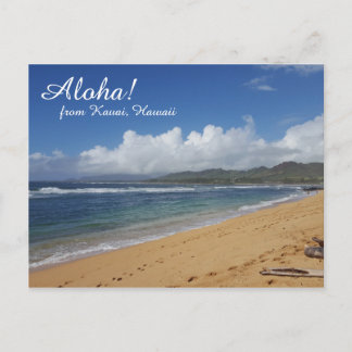 Hawaii Beach Postcard Postkarte