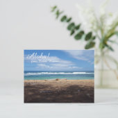 Hawaii Beach Postcard Postkarte (Stehend Vorderseite)