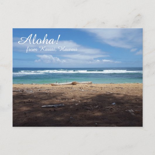 Hawaii Beach Postcard Postkarte (Vorderseite)
