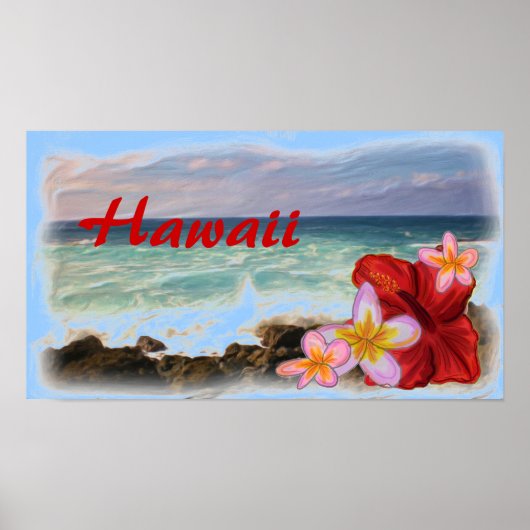 Hawaii Beach Poster (Vorne)