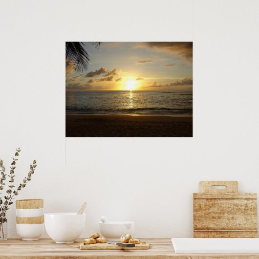 Hawaii Beach Poster (Küche)