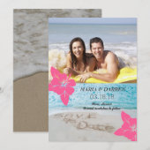 Hawaii Beach Save the Date (Vorne/Hinten)