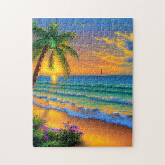 Hawaii Beach Scenery Jigsaw Puzzle (Vertikal)