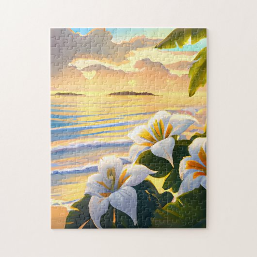 Hawaii Beach Scenery Jigsaw Puzzle (Vertikal)