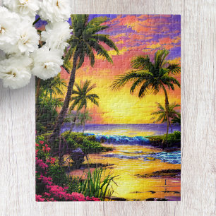Hawaii Beach Scenery Jigsaw Puzzle