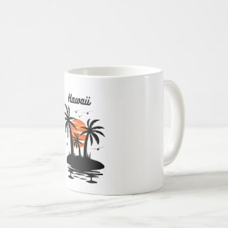Hawaii Beach Sunset Coffee Tasse