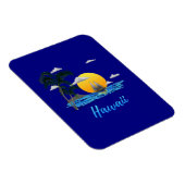 Hawaii Beach Sunset Magnet (Rechte Seite)