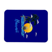 Hawaii Beach Sunset Magnet (Horizontal)