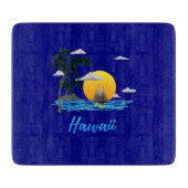 Hawaii Beach Sunset Schneidebrett (Vorderseite)