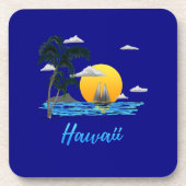 Hawaii Beach Sunset Untersetzer (Vorderseite)