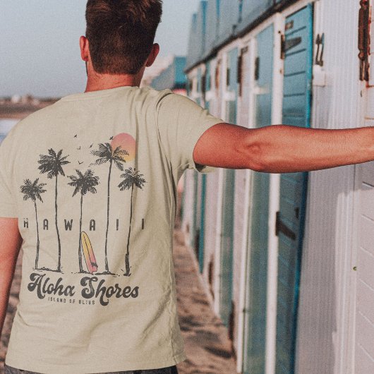 Hawaii Beach Surfer Sommerurlaub T-Shirt