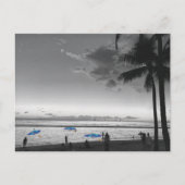 Hawaii Beach und Palm Trees Postcard Postkarte (Vorderseite)