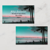 Hawaii Beach Wear Business Card Visitenkarte (Vorne/Hinten)