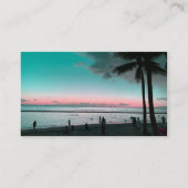 Hawaii Beach Wear Business Card Visitenkarte (Rückseite)
