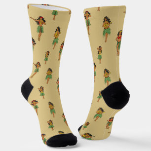Hawaii Beach Wedding Hula Dancer Socken