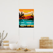 Hawaii BeachTravel Poster (Küche)
