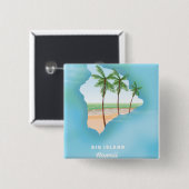 Hawaii Big Island Button (Vorne & Hinten)