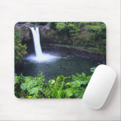 Hawaii, Big Island, Hilo, Rainbow Falls, Lush Mousepad (Mit Mouse)
