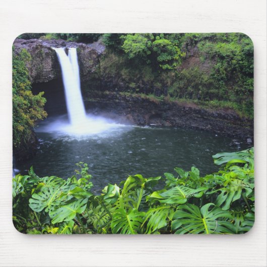 Hawaii, Big Island, Hilo, Rainbow Falls, Lush Mousepad (Vorne)