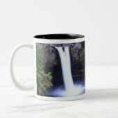 Hawaii, Big Island, Hilo, Rainbow Falls, Lush Zweifarbige Tasse (Links)